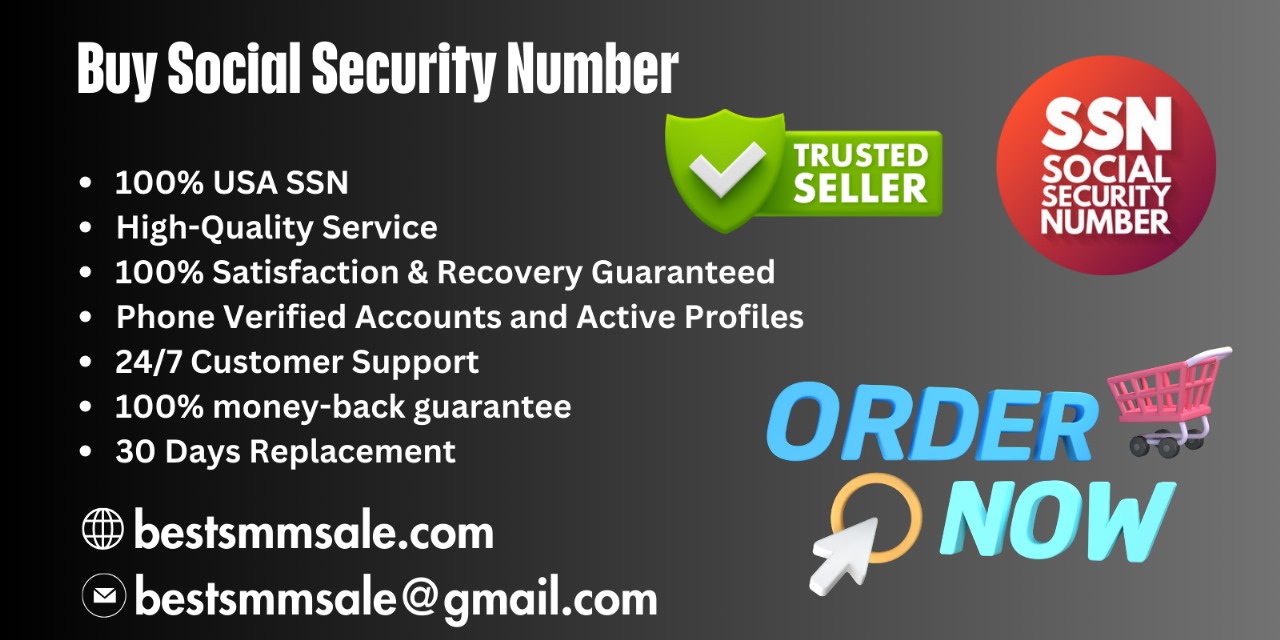 Buy Social Security Number SSN