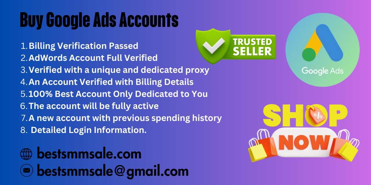 Buy Google Ads Accounts