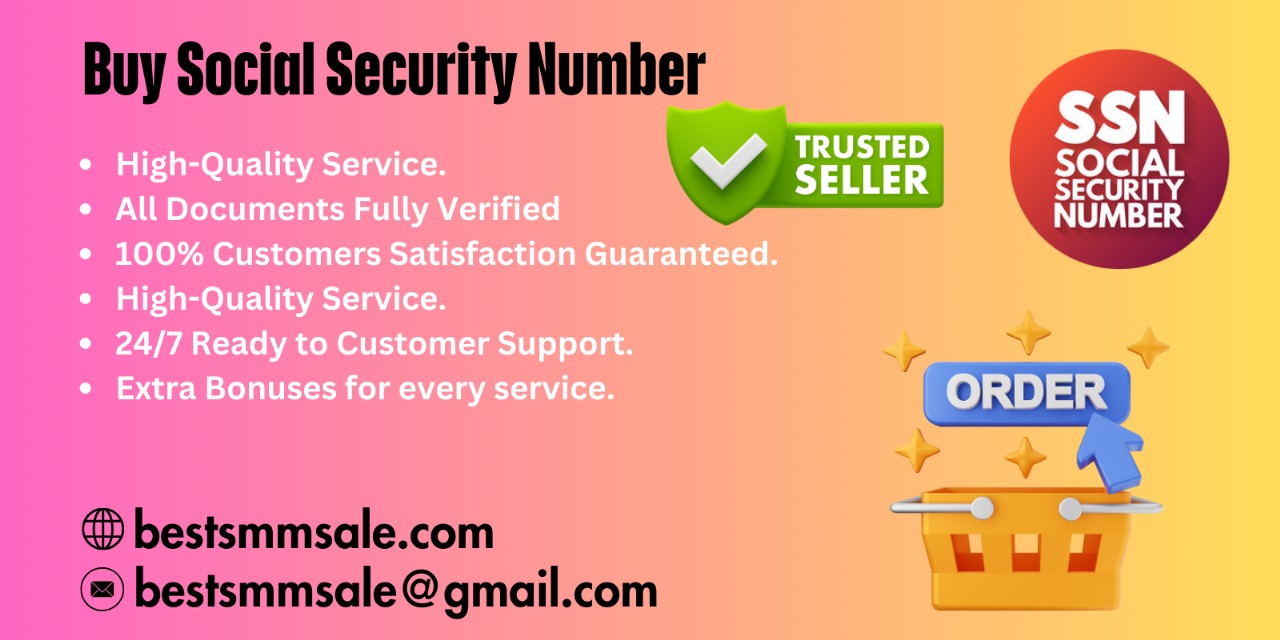 Buy Social Security Number SSN