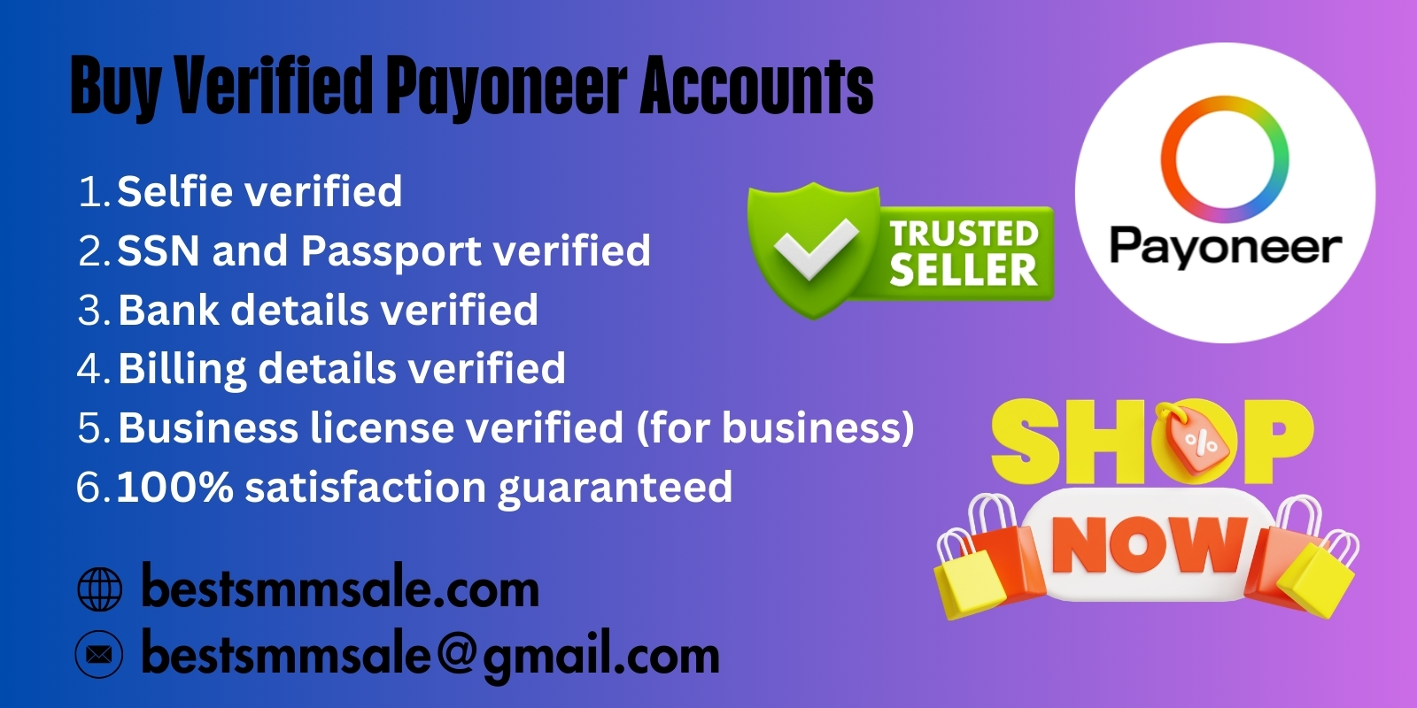 Buy Verified Payoneer Accounts